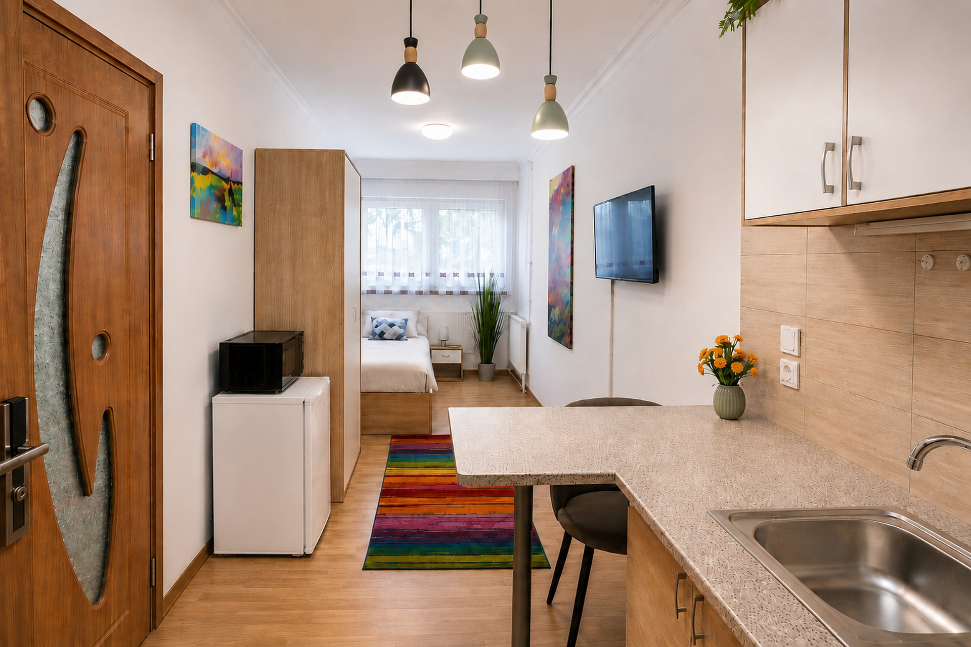 Clementine Apartman by Flats4You Százhalombatta, felszerelt konyha